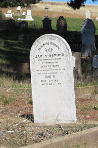 Emily Osmond's Headstone