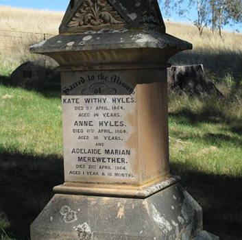 Kate and Anne Hyles' Headstone