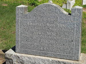 Charles Yen's Headstone